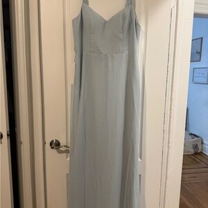 Azazie Light Blue Wedding Dress
